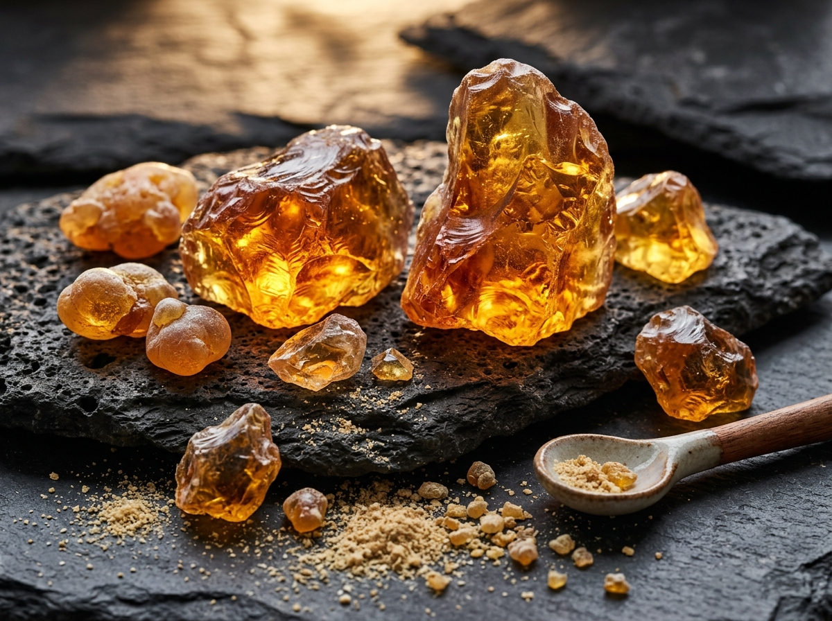 Pristine Hand-Selected Raw Hing Resin